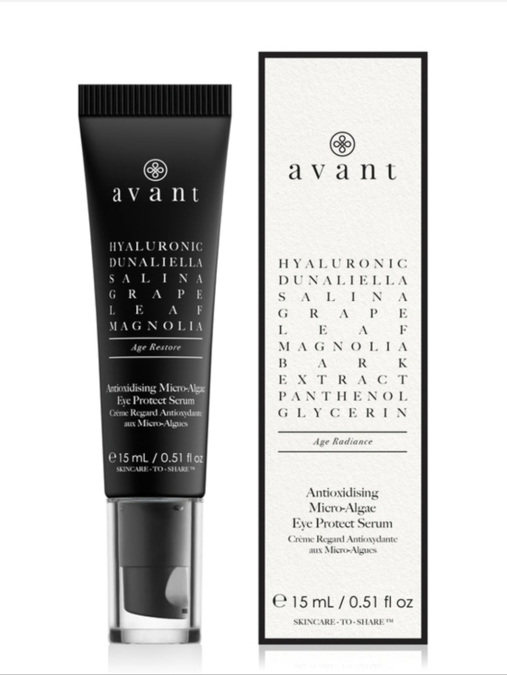 Avant Antioxidising Micro-Algae Eye Protect Serum, 15ml, NIB